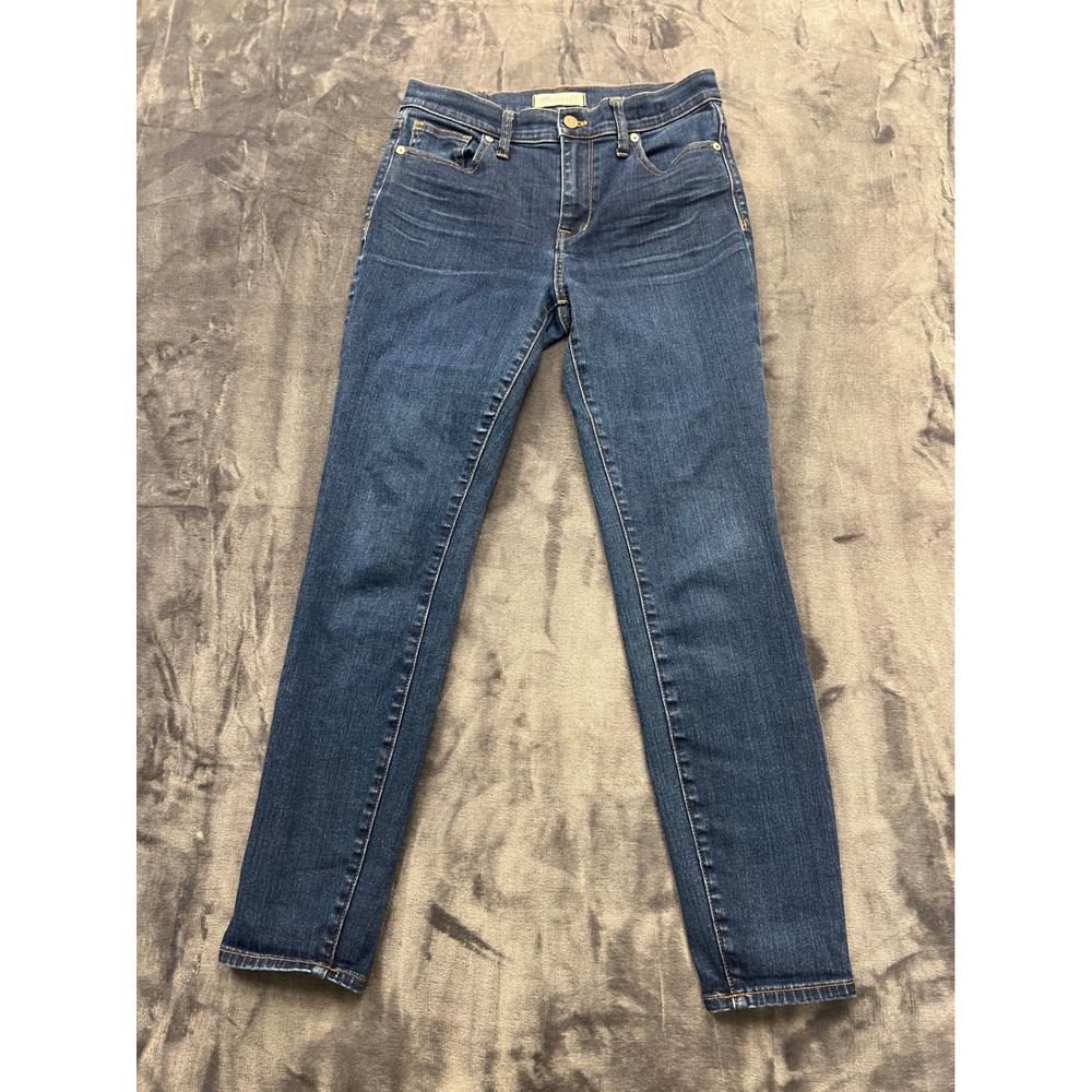 Madewell High Riser‎ Skinny Jeans Womens 28 Blue Dark Wash Denim Stretch